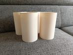 5x losse lampenkamp t.b.v. hanglamp, Ophalen, Rond, Zo goed als nieuw, Crème