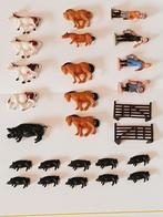 BOERDERIJFIGUREN/ personen/ koeien/ paarden/ varkens/ hekken, Verzenden