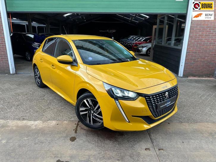 Peugeot 208 1.2 PureTech Allure AUTOMAAT|CRUISE/PDC/NAVI/LED, Auto's, Peugeot, Bedrijf, Te koop, ABS, Achteruitrijcamera, Airbags