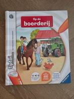 Tiptoi Boek: Op de Boerderij (ZGAN, zonder pen), Ophalen of Verzenden, Zo goed als nieuw, Taal en Lezen, Met geluid