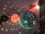 Prof pinspot kleuren schijf spiegelbol motortje, Ophalen of Verzenden, Zo goed als nieuw, Discobol