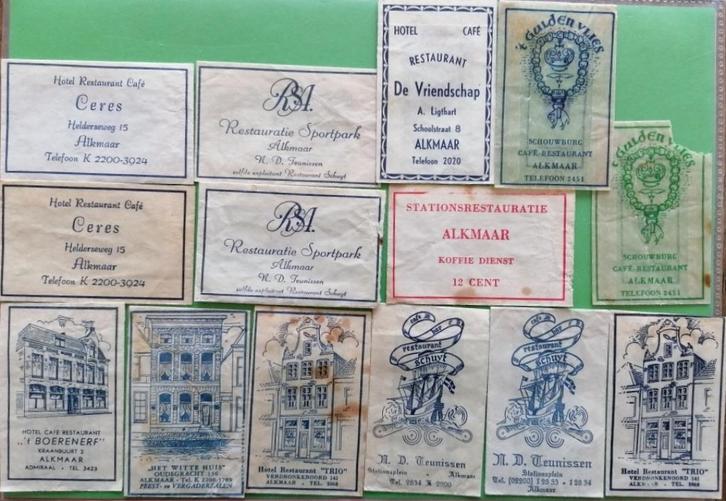 Alkmaar 312, Verzamelen, Suikerzakjes, Verzenden