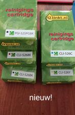 5 Reinigingscartridges voor Canon van 1-2-3 inkt, Ophalen of Verzenden, Nieuw