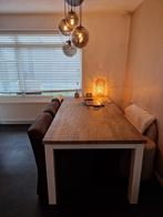 Comfortabele eetkamerstoel goossens 3 stuks, Gebruikt, Minder dan 75 cm, Ophalen of Verzenden, 75 tot 100 cm