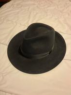 Zwarte vilten hoed Horka - Maat 59, Ophalen, Horka, Hoed, Zo goed als nieuw