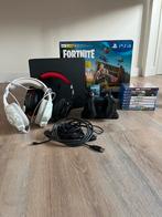 Playstation 4 Slim 500GB Inclusief Toebehoren en doos, Ophalen, Met 2 controllers, Slim, 500 GB