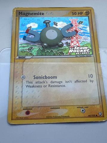 Magneet Team Rocket Returns 66/109 beschikbaar voor biedingen