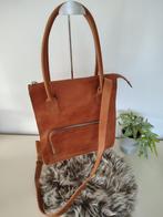 Shabbies Amsterdam cognac leren schoudertas, Sieraden, Tassen en Uiterlijk, Tassen | Damestassen, Ophalen of Verzenden, Zo goed als nieuw