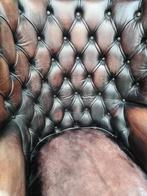 Chesterfield fauteuil Vintage look + BEZORGING GRATIS, Huis en Inrichting, Fauteuils, ., Chesterfield, Ophalen of Verzenden, Zo goed als nieuw