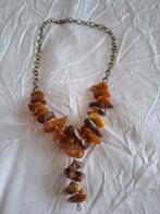 Ketting van barnsteen?, Sieraden, Tassen en Uiterlijk, Ophalen of Verzenden, Zo goed als nieuw, Bruin, Steen of Mineraal