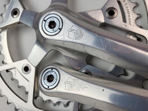 Campagnolo crankstel, Fietsen en Brommers, Fietsonderdelen, Gebruikt, Racefiets, Crankstel of Pedalen, Ophalen of Verzenden