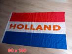 Rood wit blauw vlag met oranje Holland erop, Ophalen of Verzenden, Zo goed als nieuw