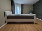 WOOOD bed Joy incl. matras en verstelbare lattenbodem, Ophalen, 90 cm, Eenpersoons, Wit