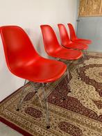 Originele Vitra dar stoelen, Huis en Inrichting, Stoelen, Ophalen, Zo goed als nieuw, Rood, Vier