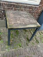 Tafel gratis, Tuin en Terras, Tuintafels, Ophalen, Gebruikt, Vierkant
