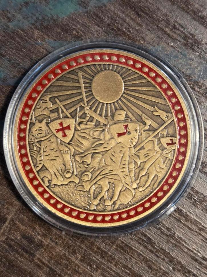 Tempeliers Munt - Ridderorde, Verzamelen, Religie, Nieuw, Ophalen of Verzenden
