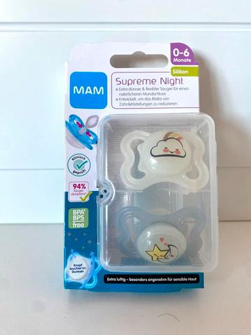 MAM Supreme Night Fopspeen 0-6 maanden beschikbaar voor biedingen