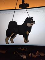 Shiba Inu Glas-in-lood Raamdecoratie, Ophalen of Verzenden, Nieuw