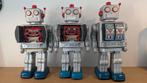 Vintage blikken robot (3 stuks), Ophalen of Verzenden