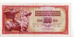 Joegoslavië 100 Dinar 1965, Verzenden, Joegoslavië, Los biljet