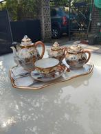 Chinees theeservies met gouden details, Ophalen of Verzenden