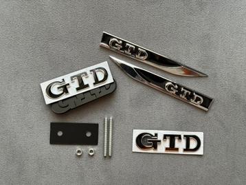 Volkswagen Golf 7 GTD Embleem Set (2013–2020) beschikbaar voor biedingen