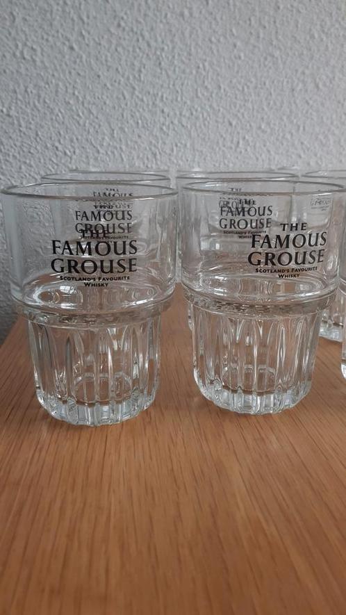 6x groot glas The Famous Grouse whisky libbey duratuff u.s.a, Verzamelen, Glas en Borrelglaasjes, Zo goed als nieuw, Overige typen