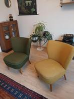 Vintage vlinder stoelen - Geel en Groen, Ophalen, Gebruikt, Twee, Overige kleuren