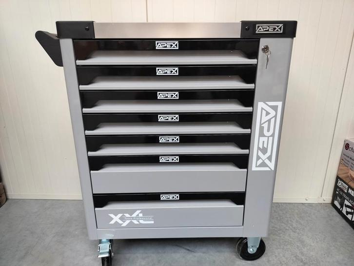 Apex gereedschapswagen 7lades-6 gevuld . Nieuw!!!, Doe-het-zelf en Verbouw, Gereedschapskisten, Nieuw, Gevuld, Ophalen