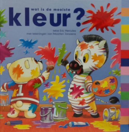 educatief boek Wat is de mooiste kleur ZGAN, Boeken, Kinderboeken | Baby's en Peuters, Zo goed als nieuw, Ophalen of Verzenden