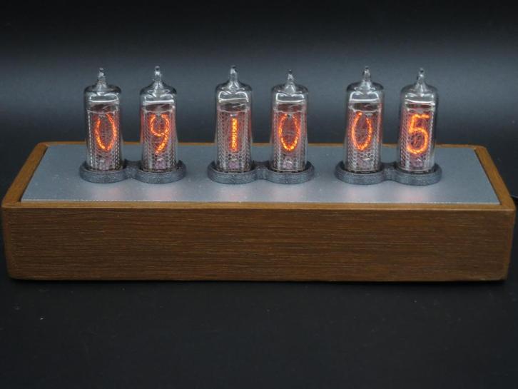 Tinytime IN16 Nixie klok clock, Huis en Inrichting, Woonaccessoires | Klokken, Nieuw, Overige typen, Analoog, Verzenden