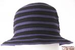 Vintage Dames spiraal hoed paars zwart vilt 56, Kleding | Dames, Hoeden en Petten, 56 of 57 cm (M, 7 of 7⅛ inch), Gedragen, Ophalen of Verzenden