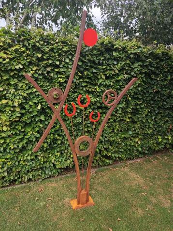 Kunstwerk Japan 3 met tulpen beschikbaar voor biedingen