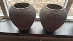 Stoere, landelijke bloempotten, klei-kleur, Ophalen, Zo goed als nieuw