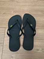Zwarte Dupe Slippers Maat 41/2, Ophalen of Verzenden, Zo goed als nieuw, Zwart, Slippers