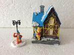 huisje voor kerstdorp met Disney figuur : winnie de poeh, Ophalen, Winnie de Poeh of vrienden, Zo goed als nieuw, Beeldje of Figuurtje