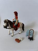 Schleich  mia en spotty shetlander set, Ophalen of Verzenden, Zo goed als nieuw, Paard, Beeldje of Figuurtje