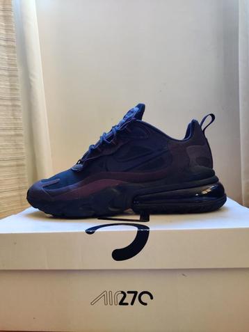 Nike Air Max 270 React Black /Oil Grey maat 42,5 Z.G.A.N. beschikbaar voor biedingen