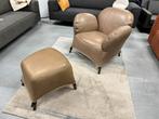 Nieuw Label Bobo Fauteuil Rio Olive leer Design stoel Poef, Huis en Inrichting, Fauteuils, Nieuw, Ophalen of Verzenden, Label