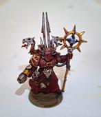 Warhammer 40K Chaos Space Marine Sorcerer TIN model, Figuurtje(s), Ophalen of Verzenden, Geverfd, Warhammer 40000