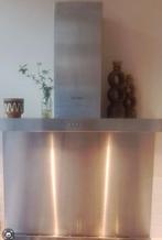 Afzuigkap indesit IHBS 9.5 AMX + spatscherm 90 cm, Witgoed en Apparatuur, Afzuigkappen, Ophalen, Wandschouwkap, Zo goed als nieuw