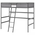 Metalen Hoogslaper IKEA Tuffing, Ophalen, 100 cm, Hoogslaper, Eenpersoons