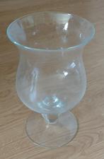 decoratie cognac design vaas, glas, volgnr 7, Huis en Inrichting, Woonaccessoires | Vazen, Overige kleuren, Ophalen of Verzenden