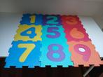 Foam puzzelmat cijfers, Ophalen of Verzenden, Zo goed als nieuw