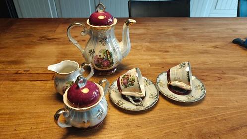 Oud mokka theeservies, Antiek en Kunst, Antiek | Servies compleet, Ophalen of Verzenden