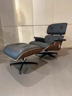 Eames Lounge Chair - Grijs Leer, Walnoot vitra cassina knoll, Huis en Inrichting, Fauteuils, Ophalen, Nieuw, Hout, 75 tot 100 cm