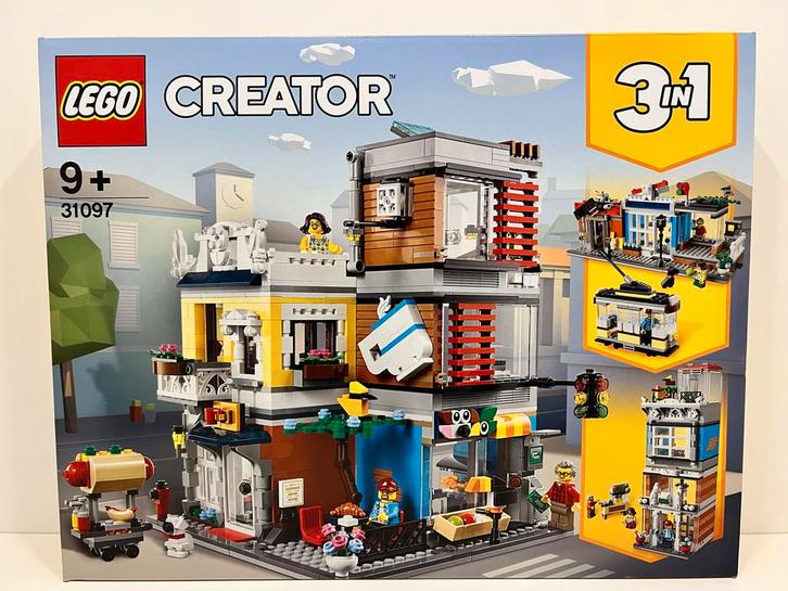 Lego 31097  Creator Woonhuis, Dierenwinkel & Café - Nieuw!, Kinderen en Baby's, Speelgoed | Duplo en Lego, Nieuw, Lego, Complete set