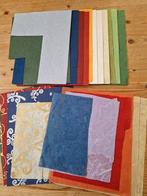 Papier voor kaarten maken, scrapbook, hologramkarton, Hobby en Vrije tijd, Kaarten | Zelf maken, Ophalen of Verzenden, Zo goed als nieuw