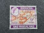 Rhodesia & Nyasaland 20 trein, Verzenden, Zimbabwe, Gestempeld