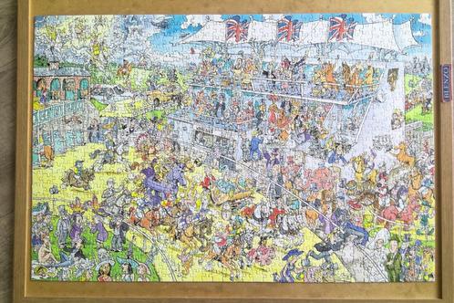 no 2718 - impossipuzzle double-sided 1000 st(day at the ra, Hobby en Vrije tijd, Denksport en Puzzels, Gebruikt, Legpuzzel, 500 t/m 1500 stukjes